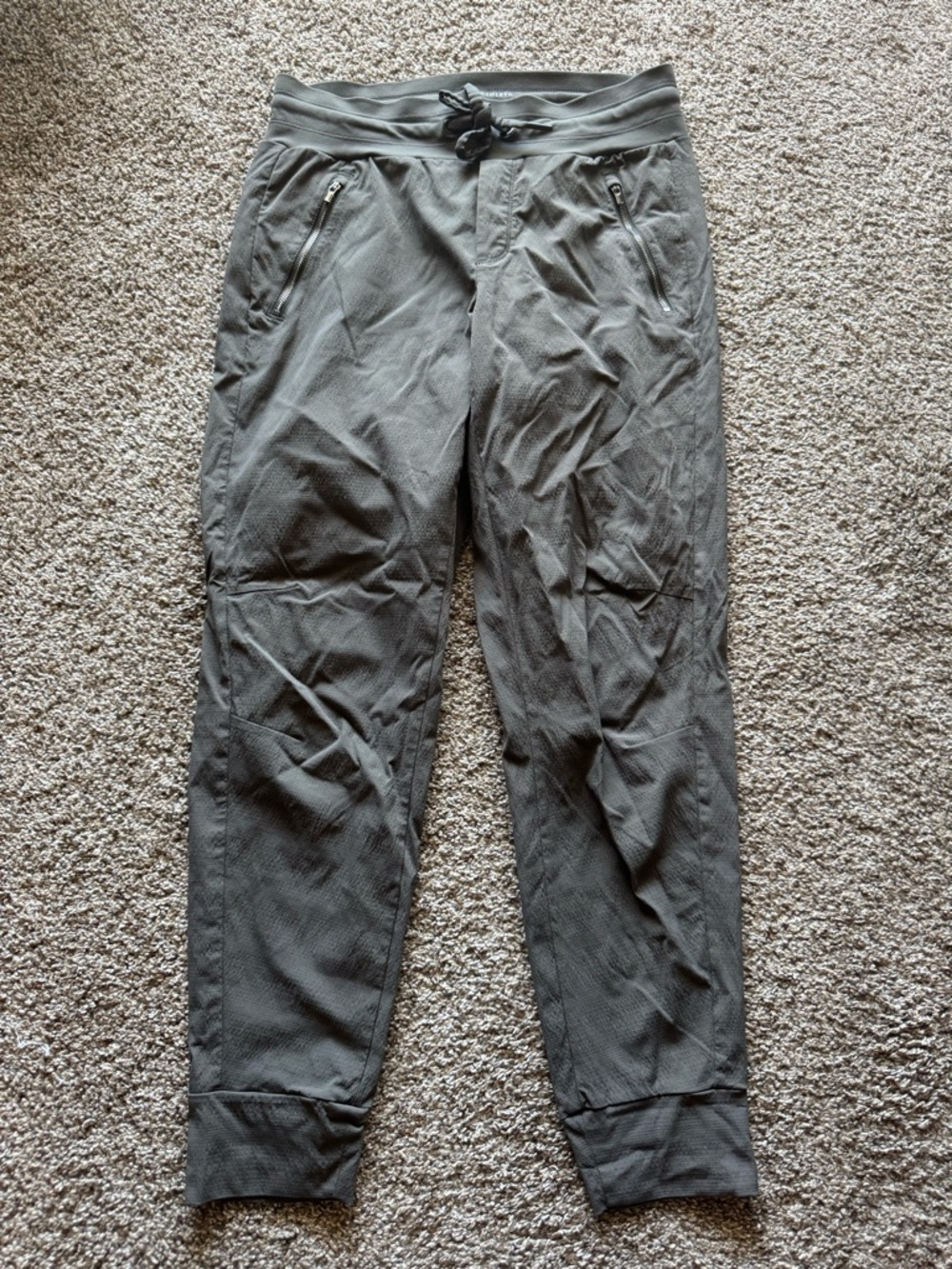 Athleta women’s Charcoal Drawstring Joggers